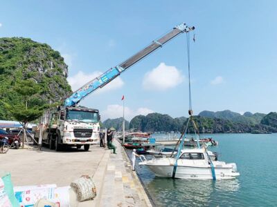 Xe cẩu thùng 15 tấn Dongyang SS3506