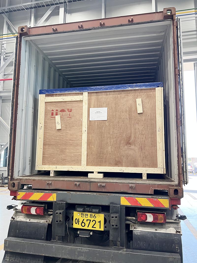 kiện hàng đóng sẵn trên container