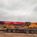 Cẩu bánh lốp 50 tấn SANY QY 50C