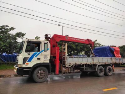 Xe cẩu thùng 10 tấn Kanglim KS2605