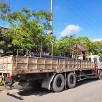 Cho thuê xe cẩu thùng 5 tấn Unic V550