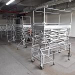 Giàn giáo di động 3,6m tới sàn làm việc US-36