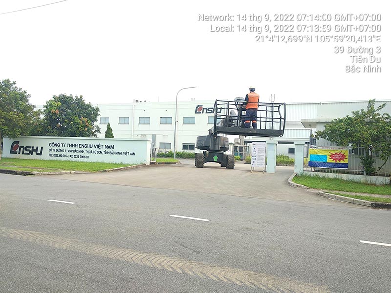 MC Industries cho thuê xe nâng người tại tỉnh Bắc Ninh