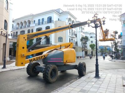 Xe nâng người 26m cần gấp Haulotte HA26PX