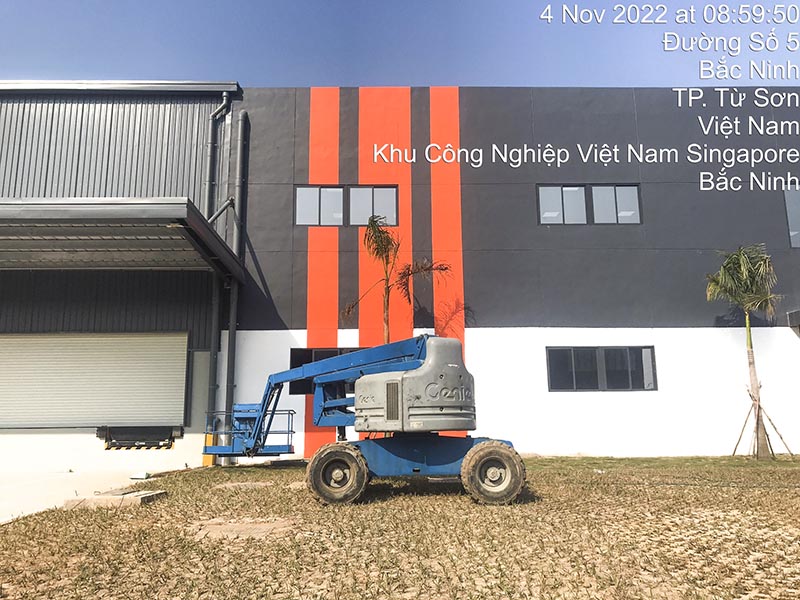 xe nâng người boomlift tại Bắc Ninh