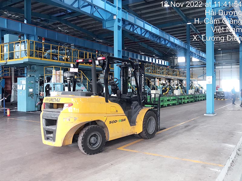 cho thuê xe nâng hàng tại Hải Dương