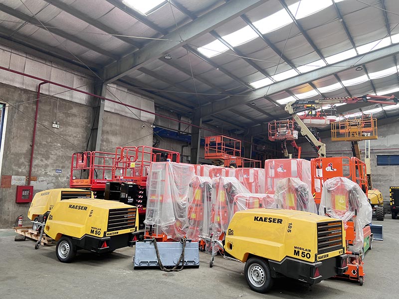 thiết bị nâng hạ mới chưa qua sử dụng