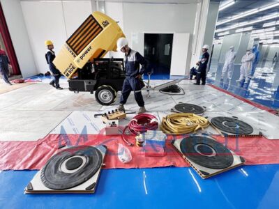 Rùa hơi chuyển máy Air Casters Rigging System