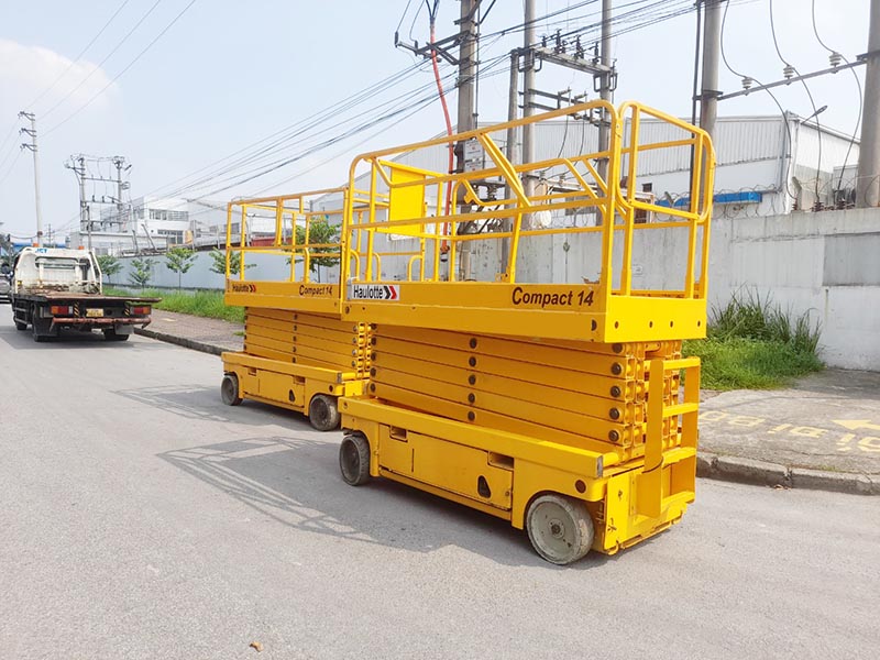 xe nâng người cắt kéo tại Bắc Ninh