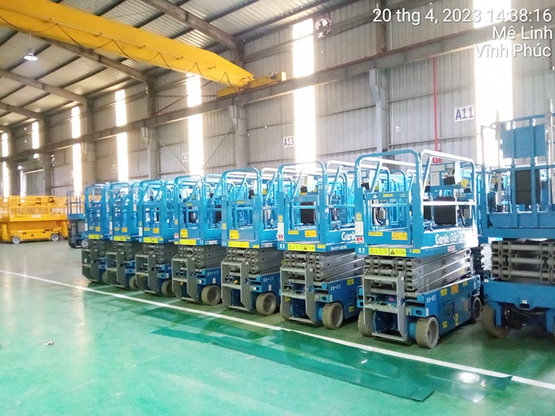 kho xe nâng người của MC Industries
