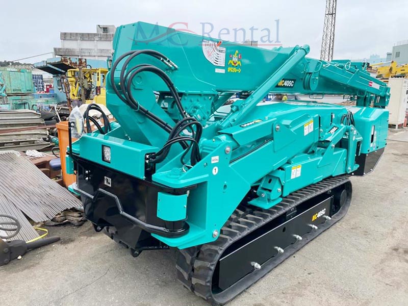 xe cẩu chân nhện bánh xích