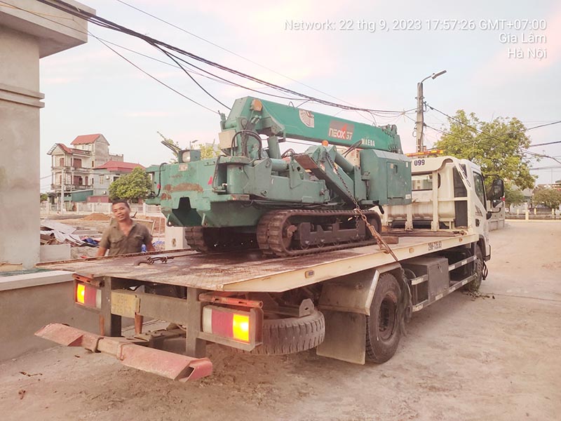 vận chuyển xe cẩu chân nhện