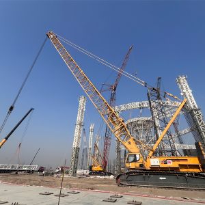 Xe cẩu bánh xích 350 tấn XCMG QUY350