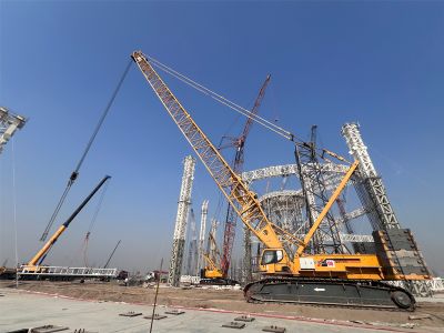 Xe cẩu bánh xích 350 tấn XCMG QUY350