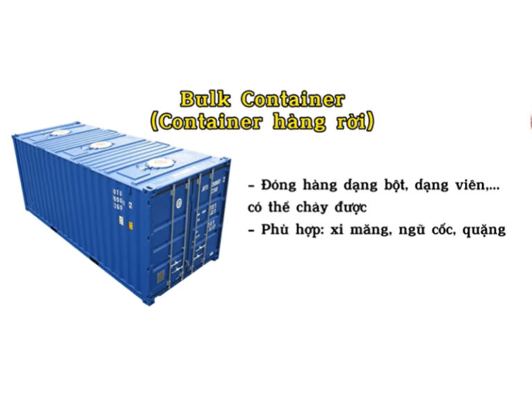 Phân biệt các loại container và thông số kỹ thuật chi tiết của từng ...