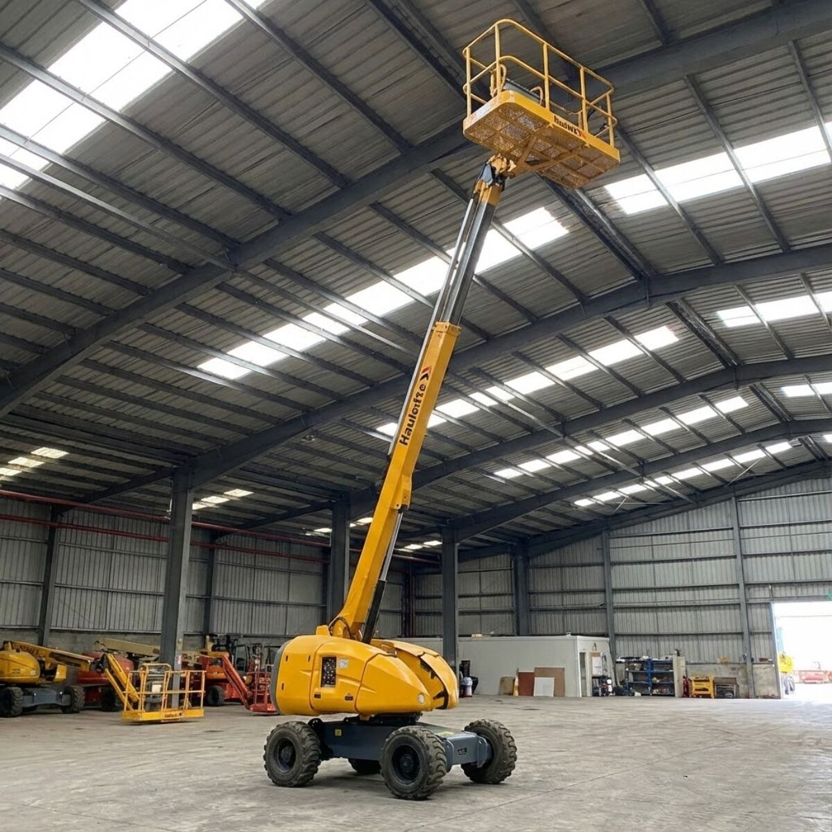 Xe nâng người Boom Lift cần thẳng