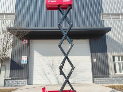 Xe nâng người 8m cắt kéo hs0607h