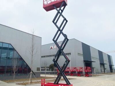 Xe nâng người 10m cắt kéo điện hered HS0808H